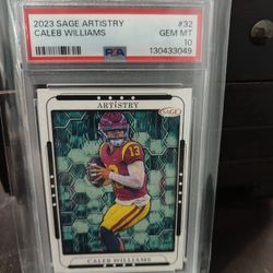 Caleb Williams PSA Gem Mt 10 