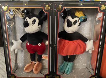 Mickey Mouse & Minnie Mouse Collectible Dolls