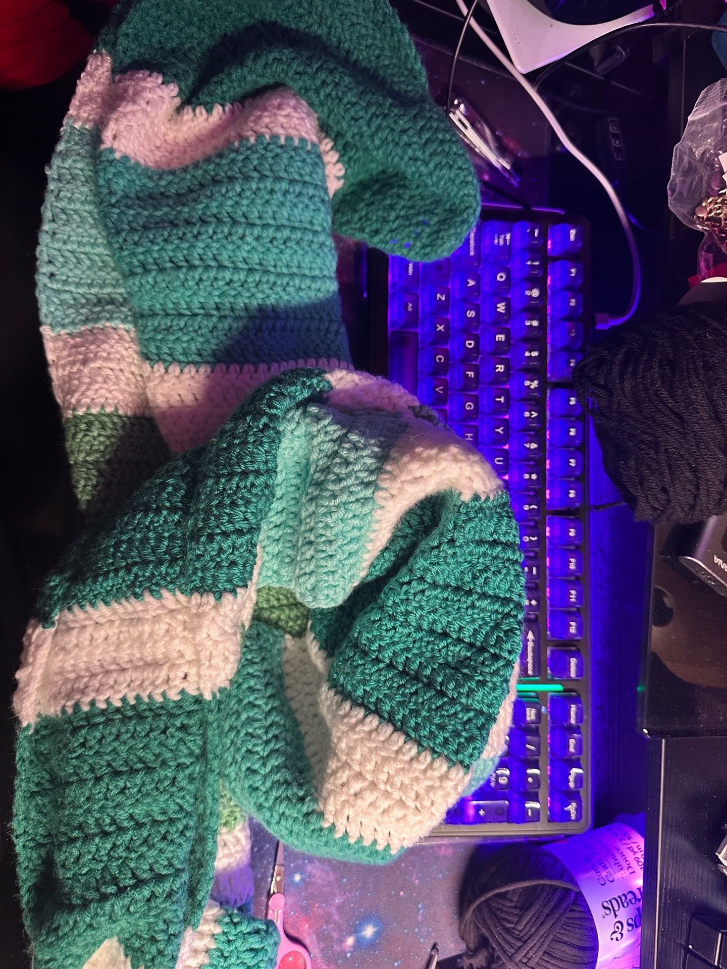 Crochet scarf