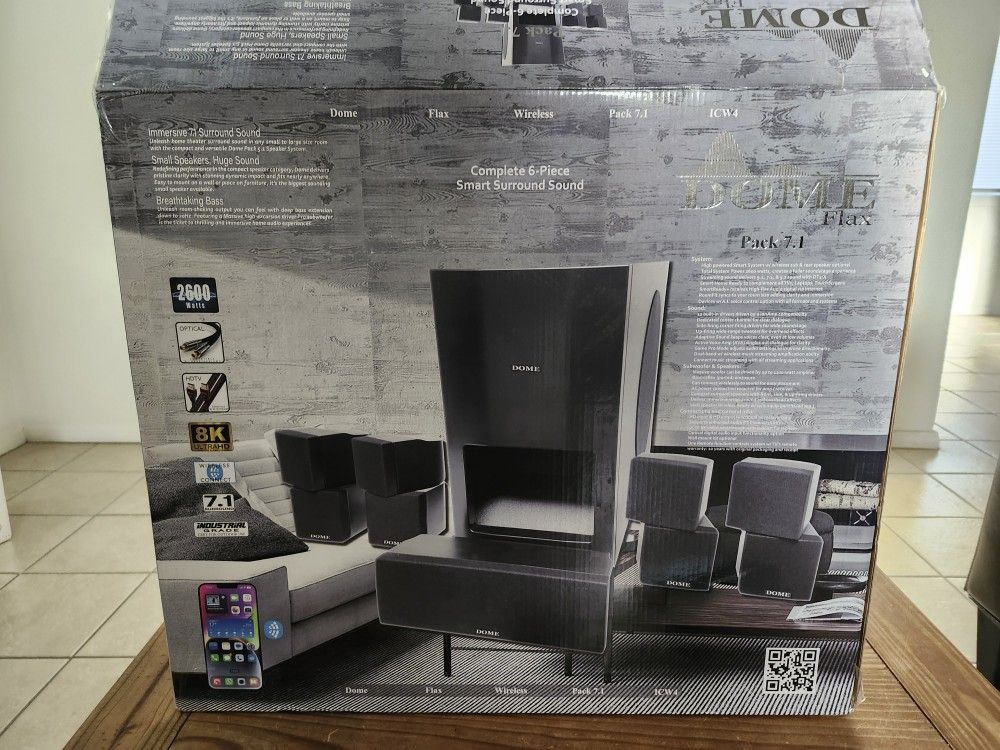 Dome 7.1 Surround Sound System