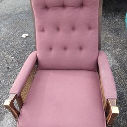 Recliner And Table $65
