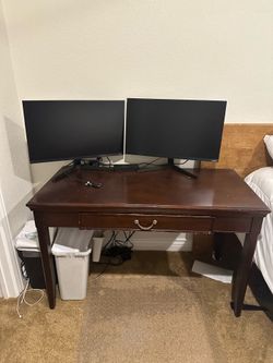 Real wood desk