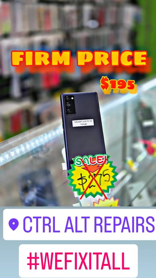 Samsung Galaxy S20 FE 5G β Only $195!π₯
π± 128GB