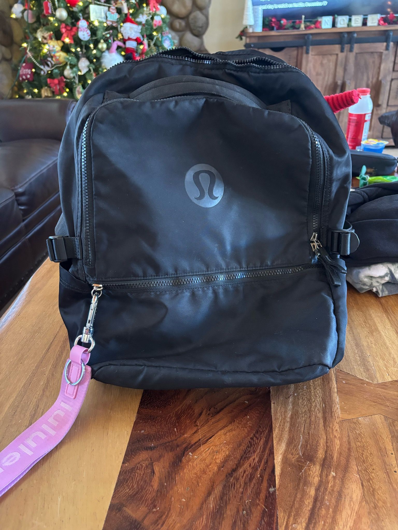 Black Lululemon Crew Backpack