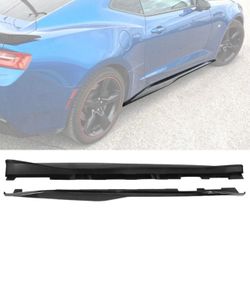 Fits 16-24 Chevrolet Camaro ZL1 Style Side Skirts Carbon Fiber Print new