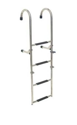 New White water 4-Step Gunwale-Mount Ladder
