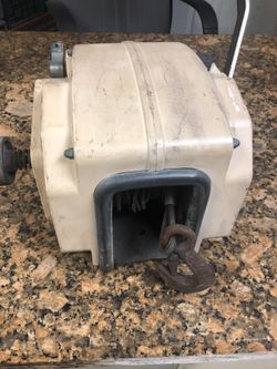 Electric & manual trailer winch