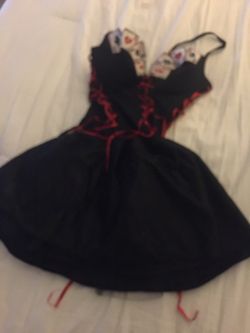 Halloween costume sexy poker girl / S