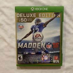 MADDEN 16 DELUXE EDITION XBOX ONE