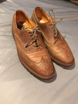 Timberland wingtip leather shoes 