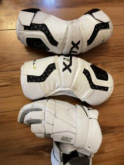 Lacrosse Gloves And Arm Gaurd