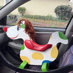 Whimsical Child’s Rocking Horse 