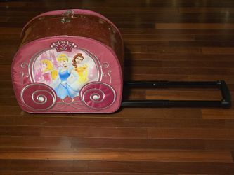 Disney Princess Luggage Bag Vintage 15"x14"x8"