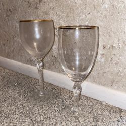 Crystal Wine And Champagne Flutes