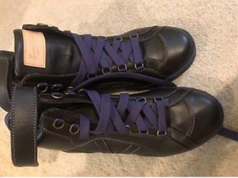 mens Louis Vuitton's brown and purple size 10.5