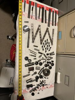 Large Lot Of Machinist Tools Miscellaneous Parts Good Condition