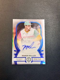 Mason Miller Topps Tribute Certified Autograph Card 014/150