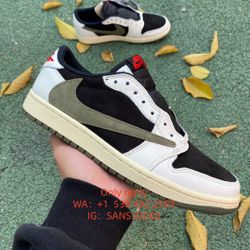 Travis Scott x Air Jordan 1 Low OG  “Olive”