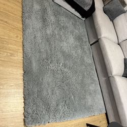  Soft Indoor Large 5x7 Shaggy Grey Area Rug