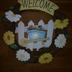 Cute Handcrafted Spring Wreath