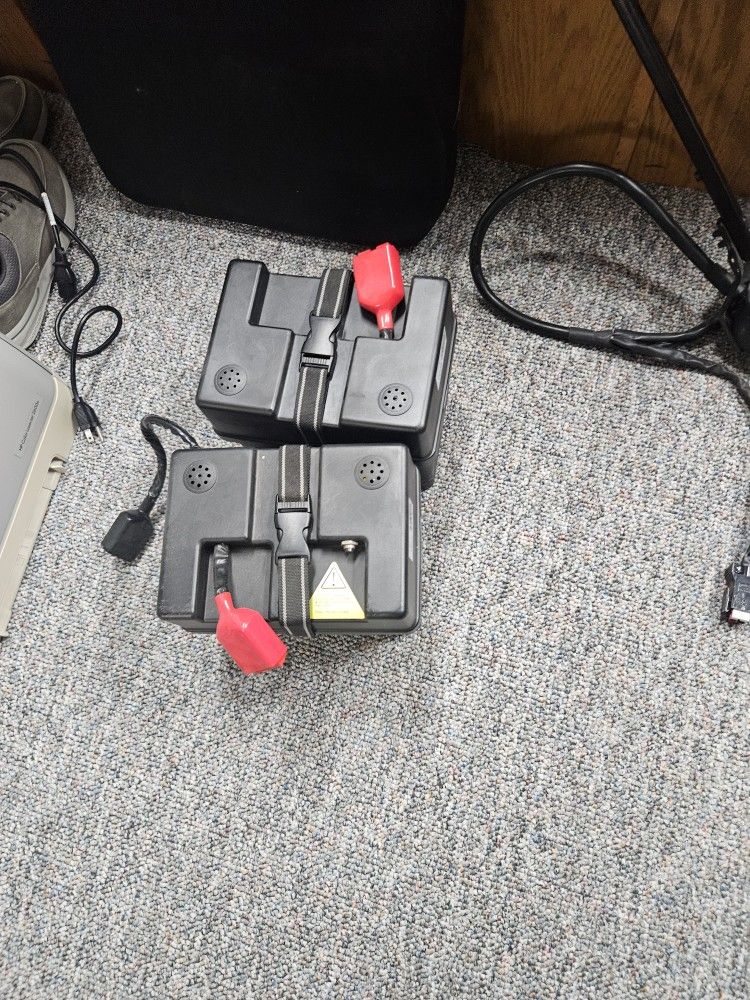 Drive Medical - Wheelchair Battery Cases Set For Cirrus Plus Folding Power Wheelchair - CP5115