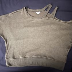 Light Sweater Crop Top