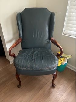 Antique leather chair