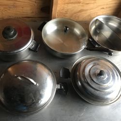 Large Size  stainless  Steel Cook Pots Pans 