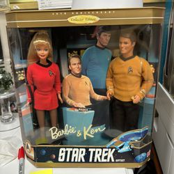 Barbie & Ken Star Trek Dolls Collector Edition Set