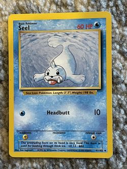 Seel Pokémon 41/102