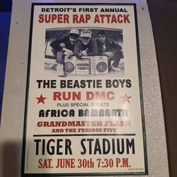 Beastie Boys Run DMC Framed Poster 
