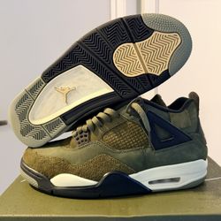 Air Jordan Retro 4 SE Craft “Olive” Size 10.5