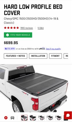 Rough country bed cover