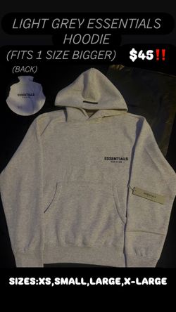 Light Grey Essential Hoodie