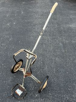 Vintage Roll King Golf Caddie Golf Bag Roller Cart Travel Model 35530