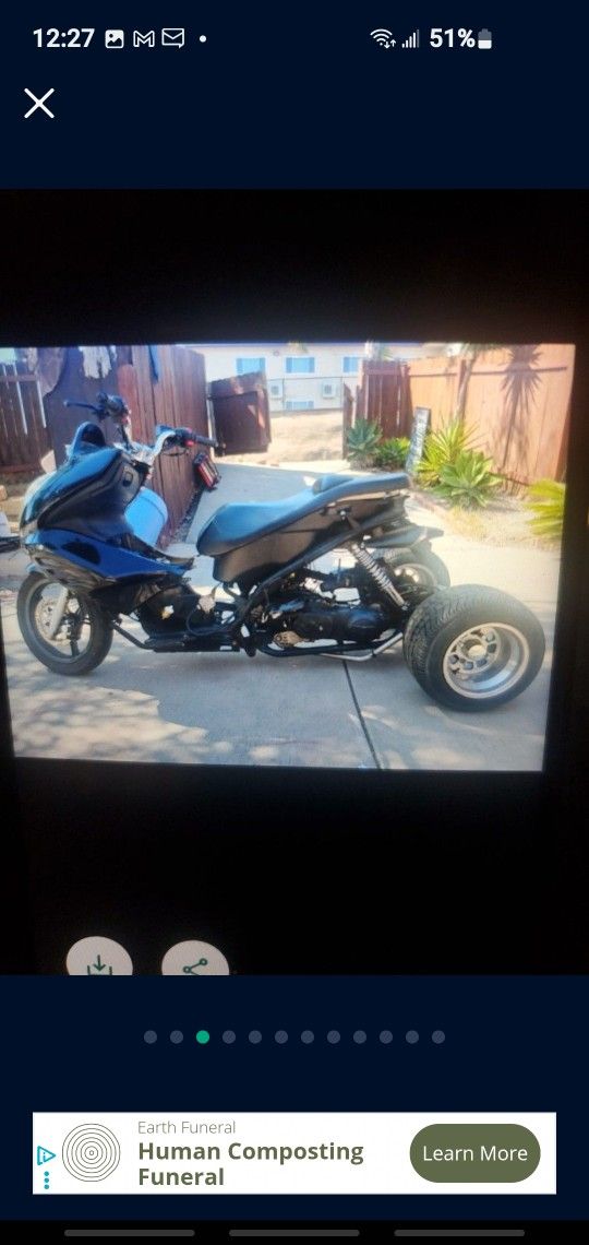 3 Wheeler Motorcycle/scooter