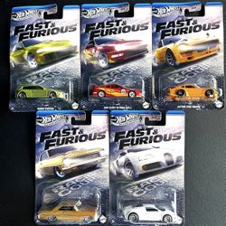 2025 Hot Wheels Fast and the Furious Silver series racing course set 5 🚘 