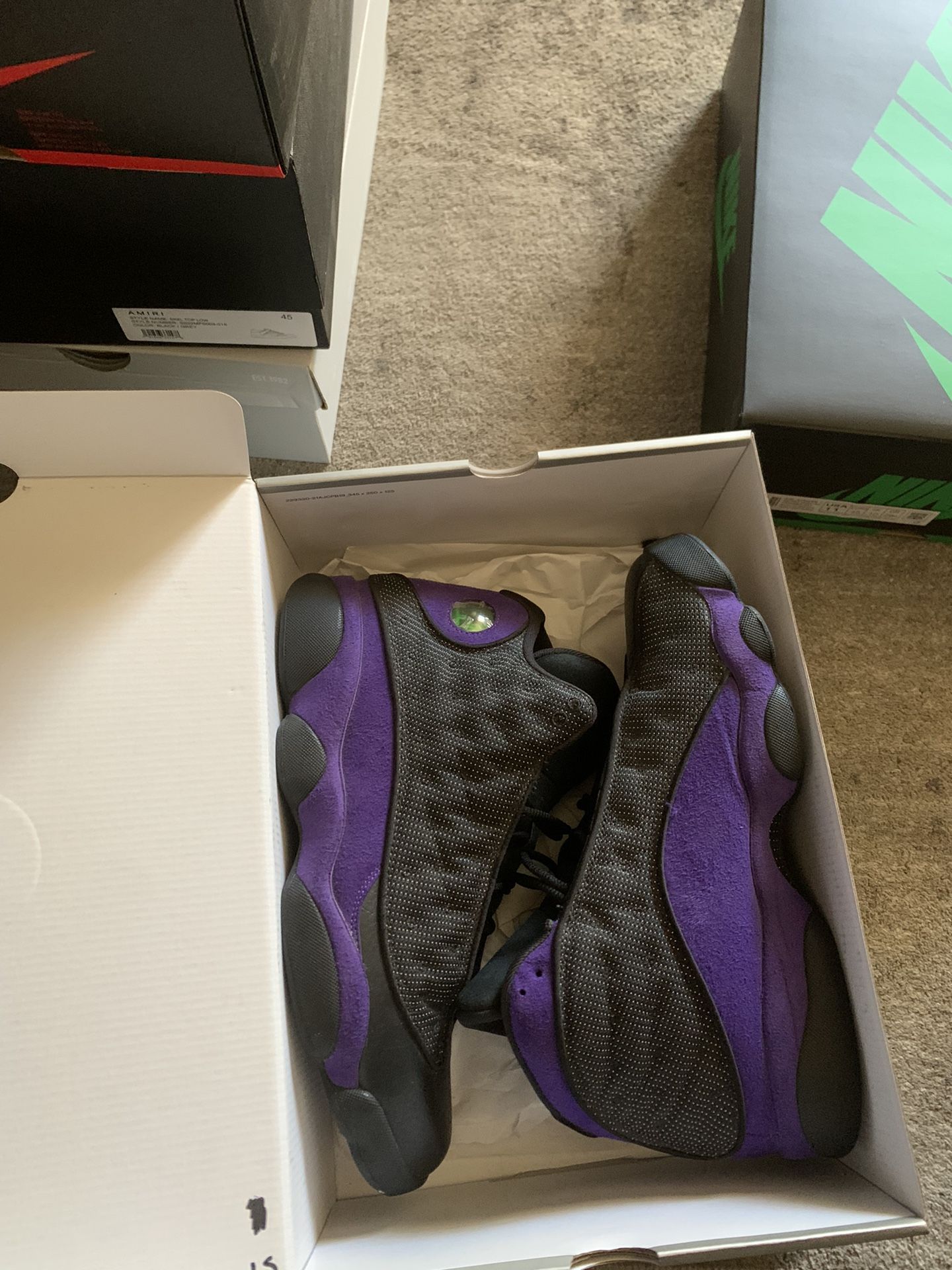 Retro Air Jordan 13s purple