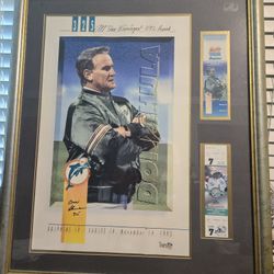 Don't Shula Autographed Poster