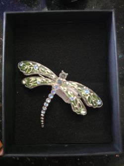 Monet 2 Dragonfly brooch