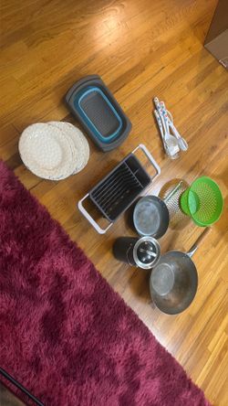 Assorted kitchen utensils 5.00 each