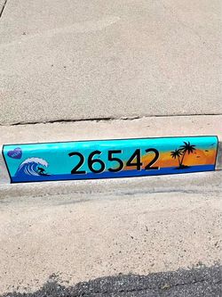 Premium curb numbers design