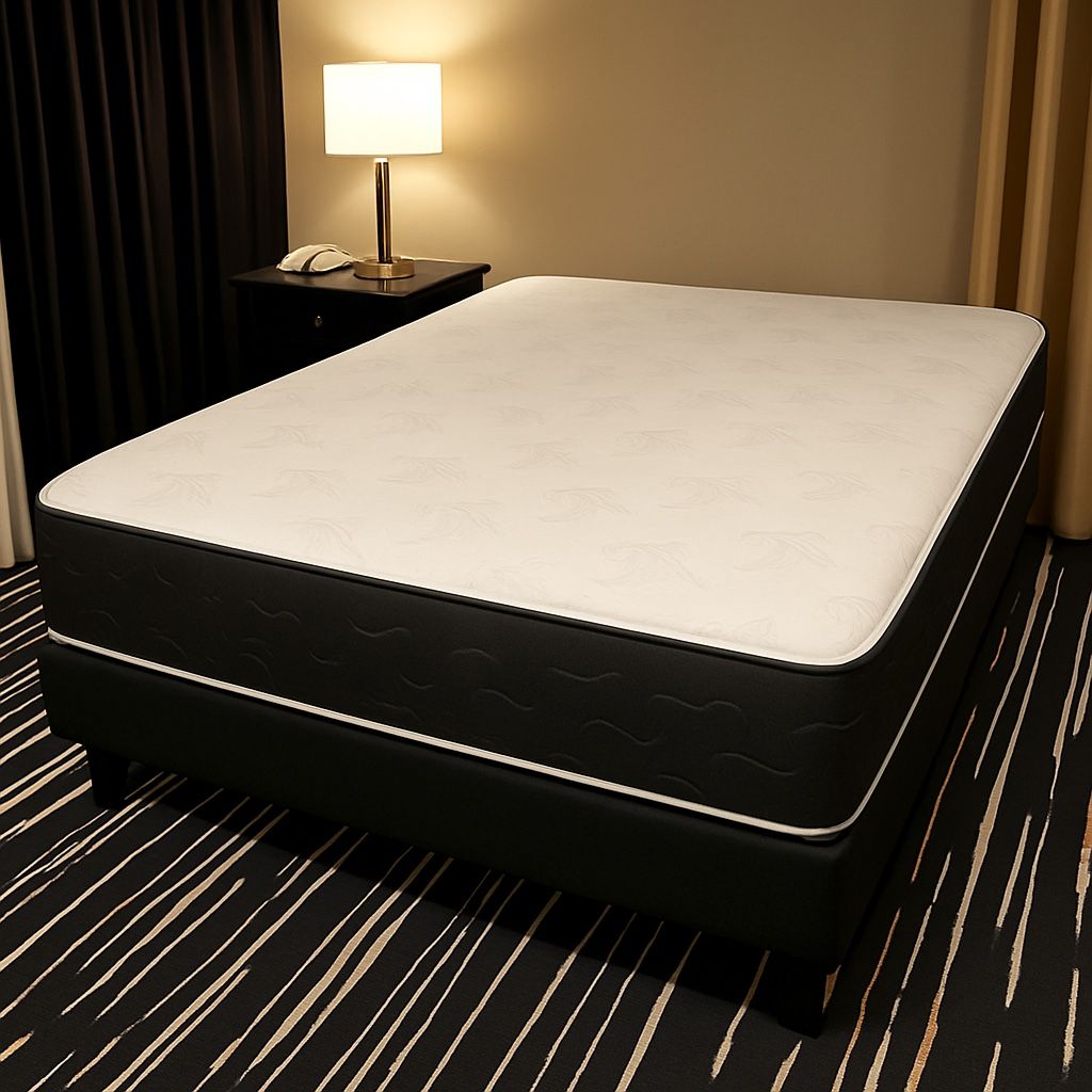 Full Size Mattress Double Sided Of 10 Inches Thick New From Factory With its Plastic Also Available in Twin, Queen or King Same Day Delivery