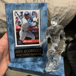 Alex Rodriguez Card And Figure 