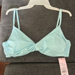 Baby Blue Bikini Top