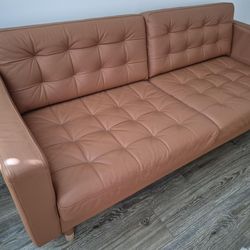 Leather couch Landskrona 3 seater