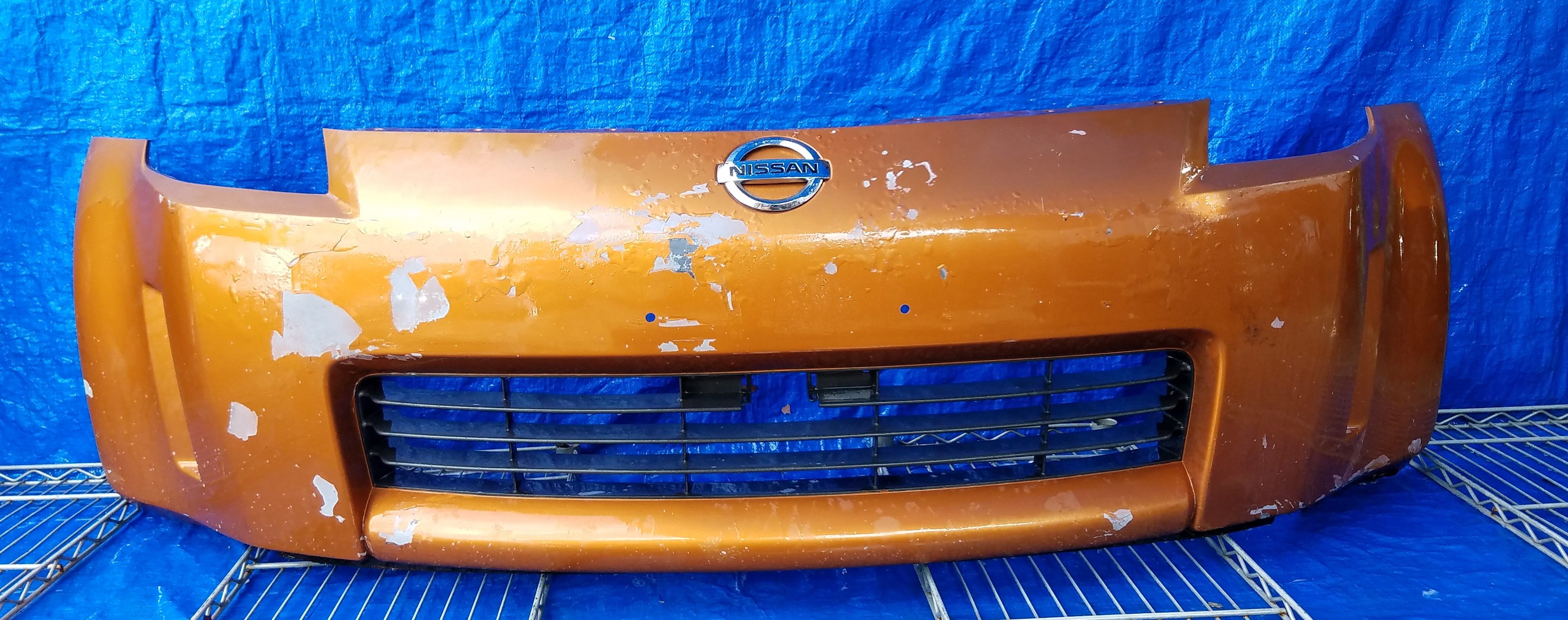 2003 - 2005 NISSAN 350Z FRONT BUMPER COVER ORANGE