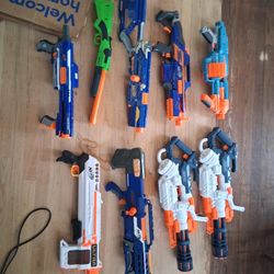 Nerf Blasters And Darts (70$ Obo)