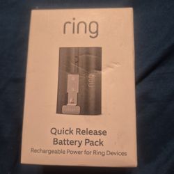 Ring Quick Release Battery Pack 