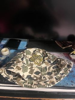 New York Knicks camouflage bucket hat